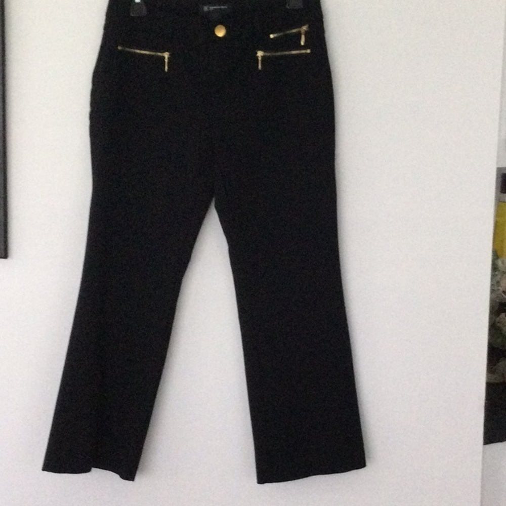INC International Women's Pants Size 10P Color Black (Petite) #558